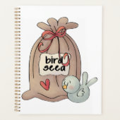 バードシードバッグ(弓とハート) プランナー手帳 (正面)