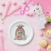 バードシードバッグ(弓とハート) ペーパープレート (パーティー)