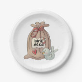 バードシードバッグ(弓とハート) ペーパープレート (正面)