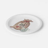 バードシードバッグ(弓とハート) ペーパープレート (アングル)