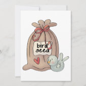 バードシードバッグ(弓とハート) 招待状 (正面)