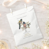 バードシードパケット葬儀メモリアル好意バッグ フェイバーバッグ (クリップ留めされた状態)