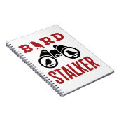 バードストーカー鳥観察バードウォッチャー監視 ノートブック (右側)