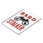 バードストーカー鳥観察バードウォッチャー監視 ノートブック (左側)