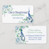 バードストーク裁縫シームストレスキルティング 名刺 (正面/裏面)