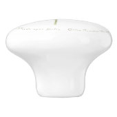 バードズアイズジリアの水色 セラミックノブ (側面)