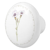 バードズアイズジリアの水色 セラミックノブ (右)