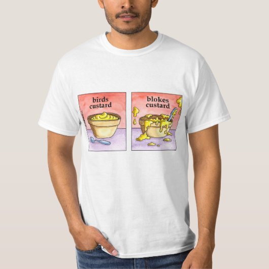 バードズカスタード – Bloke'sカスタード Tシャツ (正面)