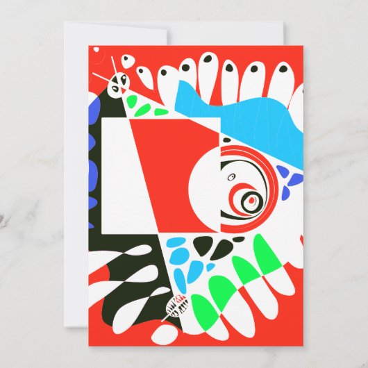 バードズネスト – 緋色の赤の白名前をカスタムする ノートカード (裏面)