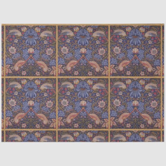 バードタイルデザイン分離ティッシュペーパー 薄葉紙 (正面)