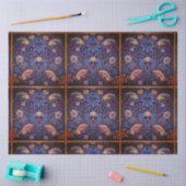 バードタイルデザイン2デコページティッシュペーパー 薄葉紙 (クラフト)