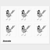 バードタトゥー スクエアシール (シート)