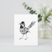 バードタトゥー ポストカード (スタンド正面)