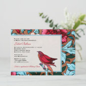 バードタペストリー招待状 招待状 (スタンド正面)