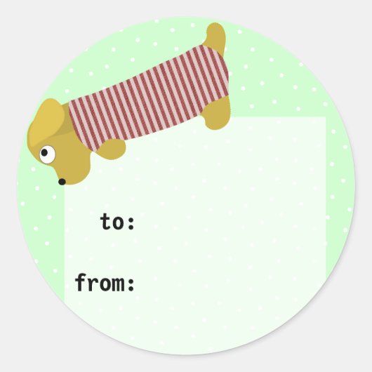 バードッグの服 ラウンドシール (正面)