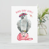 バードデイガールアフリカングレイオウム鳥の恋人誕生 シーズンカード (スタンド正面)