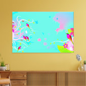 バードデザインアートウォールキャンバス キャンバスプリント (インサイチュ (リビング))