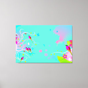 バードデザインアートウォールキャンバス キャンバスプリント