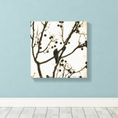 バードデジタルアート キャンバスプリント (インサイチュ (ウッドフロア))