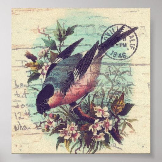 バードデジタルアート ポスター (正面)