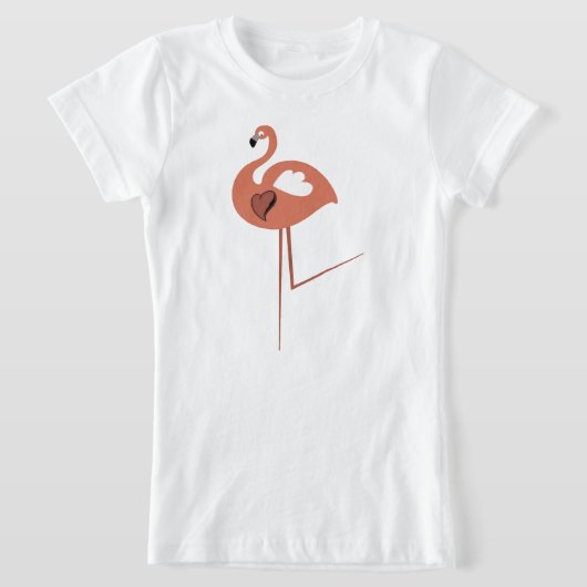 バードドゥルフラミンゴ Tシャツ (レイダウン)