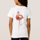 バードドゥルフラミンゴ Tシャツ (裏面)