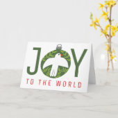 バードドーヴ魅力的クリスマスオーナメントクリスマスホリデイ カード (黄色い花)