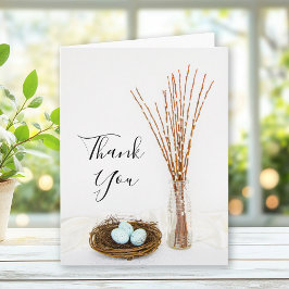 『バードネストエッグス&プッシーヤ結婚ロウズ』 サンキューカード