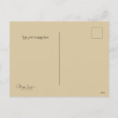 バードネストオールドヴィンテージアンティークレトロブラウンエッグ シーズンポストカード (裏面)