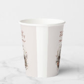 バードネストテラコッタピンク75誕生日 紙コップ (右)