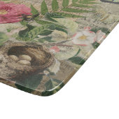 バードネストフローラガーデンフラワーバタフライアート カッティングボード (角)