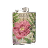 バードネストフローラガーデンフラワーバタフライアート フラスク (右)