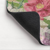 バードネストフローラガーデンフラワーバタフライアート マウスパッド (コーナー)