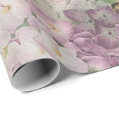 バードネストフローラガーデンフラワーバタフライアート ラッピングペーパー (ロールコーナー)