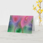 バードノテカード カード (黄色い花)