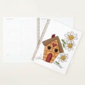 バードハウスと花スパイラルプランナー プランナー手帳 (ディスプレー)