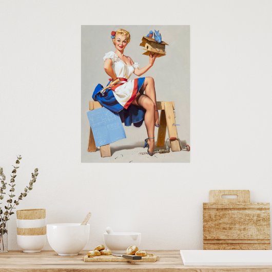 バードハウスのピン留め ポスター (キッチン)