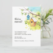 バードハウスの引っ越しのお知らせ 招待状 (スタンド正面)