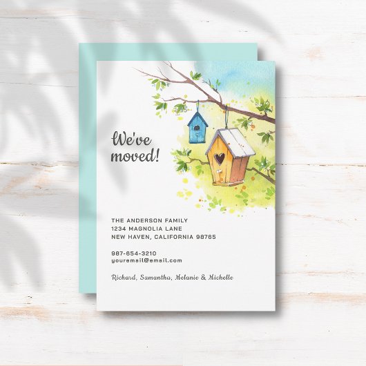 バードハウスの引っ越しのお知らせ 招待状