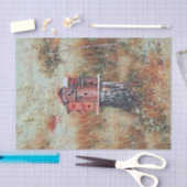 バードハウスインフォレストラストブラウンヴィンテージスタイル 薄葉紙 (クラフト)