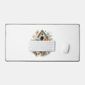 バードハウスシャツカントリーパンプキン デスクマット (キーボード&マウス)