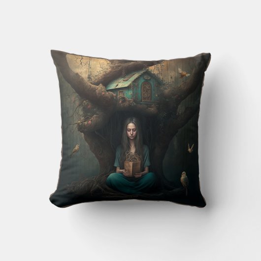 バードハウスドリームズ クッション (正面)