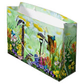 バードハウスフラワーガーデン ラージペーパーバッグ (裏面アングル)