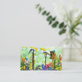 バードハウスフラワーガーデン 名刺 (スタンド正面)