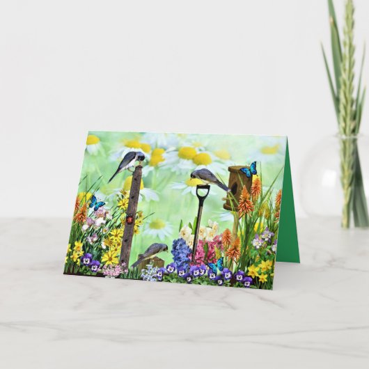 バードハウスフラワーガーデン 招待状 (正面)