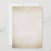 バードハウスフラワーズ素朴ヴィンテージ90誕生日 招待状 (裏面)