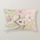 バードハウスフローラコロブロック アクセントクッション (正面)