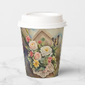 バードハウスブーケ – 紙カップ 紙コップ (正面)