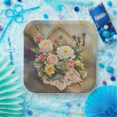 バードハウスブーケ – 紙プレート ペーパープレート (パーティー)