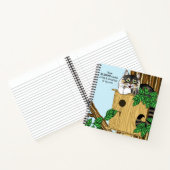 バードハウスベッドブレックファーストキャット ノートブック (内部)